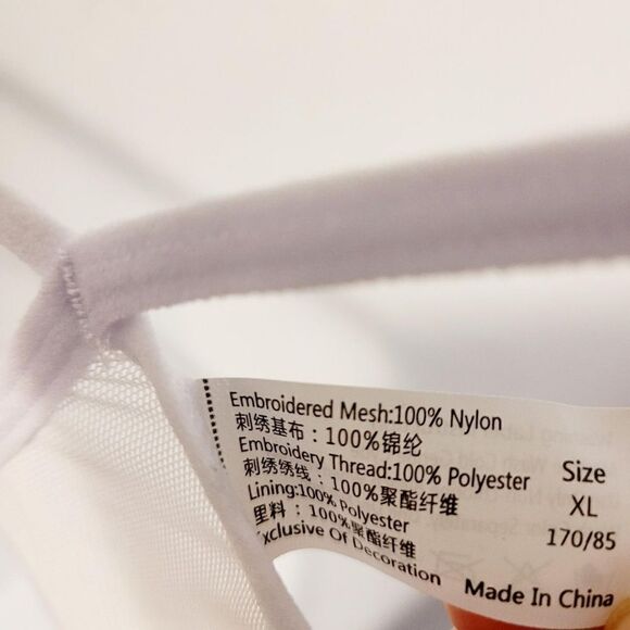 2/$20 Brand new white rose panties underwear T-backs - Picture 4 of 4